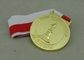 золото заливки формы 3D награждает заказ образца ODM OEM медалей доступный