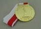 золото заливки формы 3D награждает заказ образца ODM OEM медалей доступный